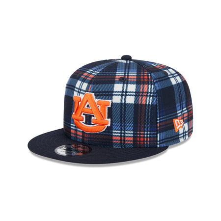 Auburn Tigers Plaid 9FIFTY Snapback Hat