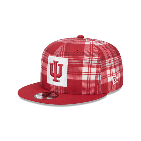 Indiana Hoosiers Plaid 9FIFTY Snapback Hat