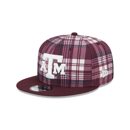 Texas A&M Aggies Plaid 9FIFTY Snapback Hat