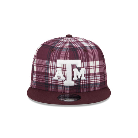 Texas A&M Aggies Plaid 9FIFTY Snapback Hat