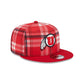 Utah Utes Plaid 9FIFTY Snapback Hat