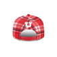 Utah Utes Plaid 9FIFTY Snapback Hat