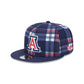 Arizona Wildcats Plaid 9FIFTY Snapback Hat