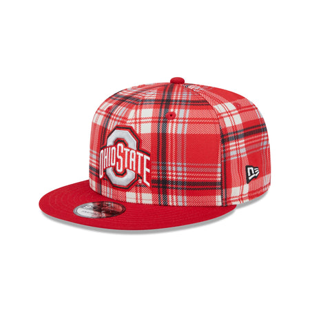 Ohio State Buckeyes Plaid 9FIFTY Snapback Hat