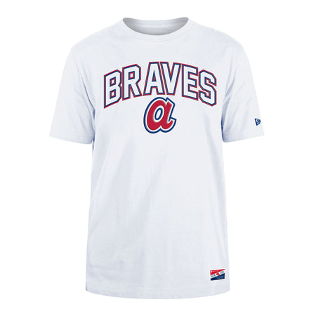 Atlanta Braves Throwback White T-Shirt