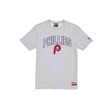 Philadelphia Phillies Throwback Gray Pinstripe T-Shirt