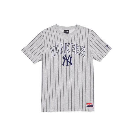 New York Yankees Throwback Gray Pinstripe T-Shirt