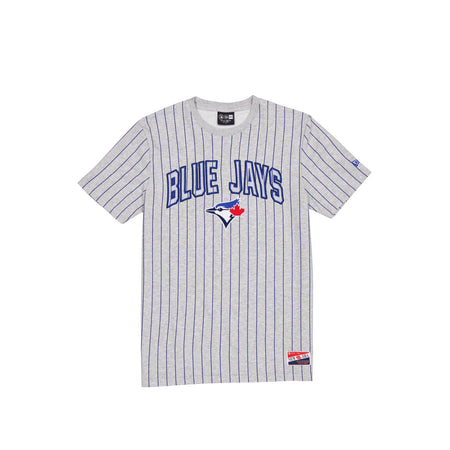 Toronto Blue Jays Throwback Gray Pinstripe T-Shirt