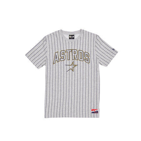 Houston Astros Throwback Gray Pinstripe T-Shirt