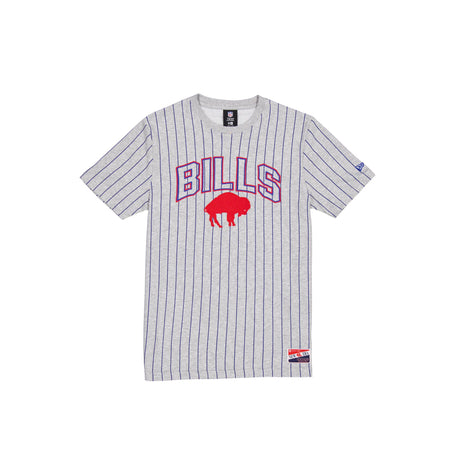 Buffalo Bills Throwback Gray Pinstripe T-Shirt