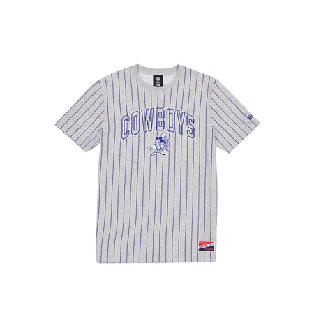 Dallas Cowboys Throwback Gray Pinstripe T-Shirt