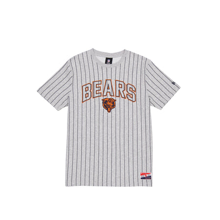 Chicago Bears Throwback Gray Pinstripe T-Shirt