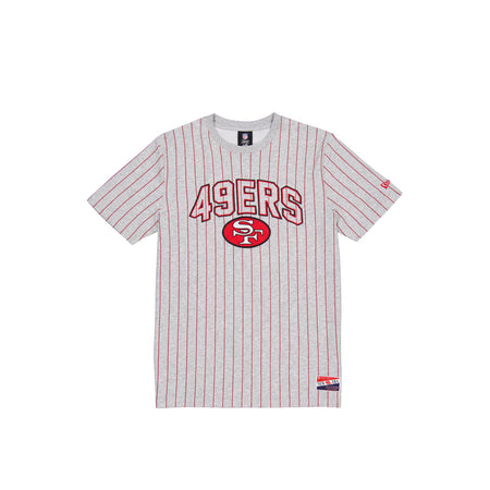 San Francisco 49ers Throwback Gray Pinstripe T-Shirt