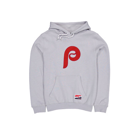 Philadelphia Phillies Throwback Gray Hoodie