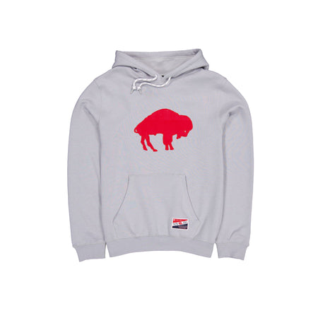 Buffalo Bills Throwback Gray Hoodie