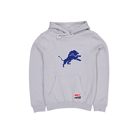 Detroit Lions Throwback Gray Hoodie