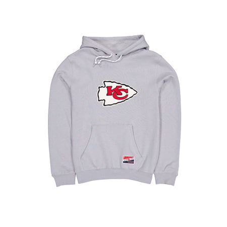 Kansas City Chiefs Throwback Gray Hoodie