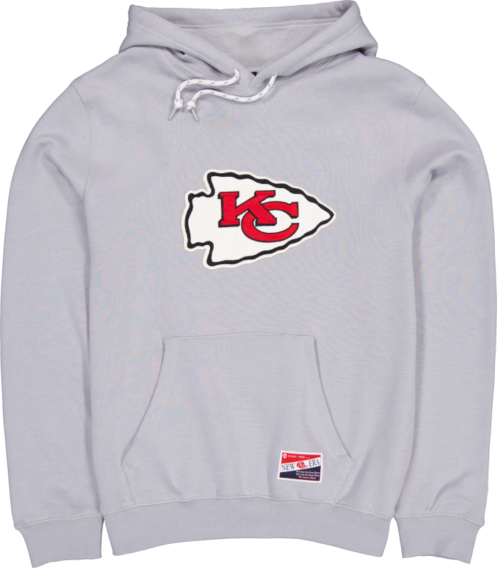 Kansas City Chiefs Throwback Gray Hoodie