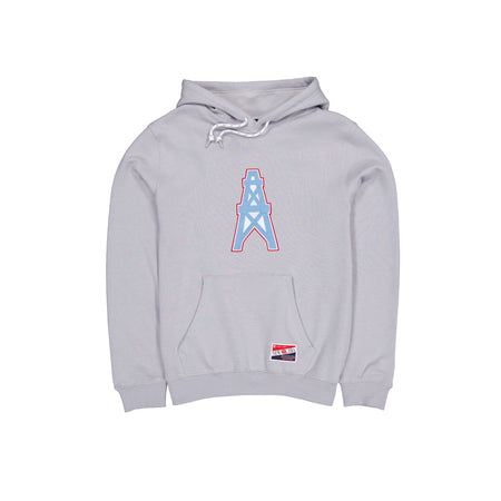 Oilers Throwback Gray Hoodie