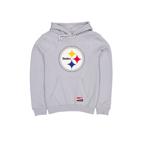 Pittsburgh Steelers Throwback Gray Hoodie