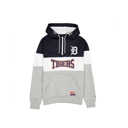 Detroit Tigers Throwback Color Block Hoodie