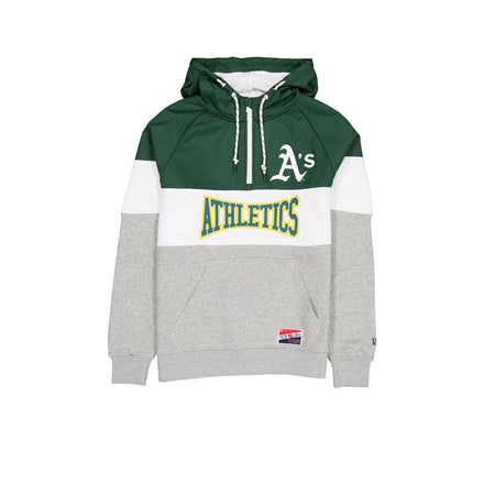 Oakland Athletics Throwback Color Block Hoodie