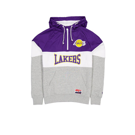 Los Angeles Lakers Throwback Color Block Hoodie