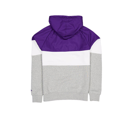 Los Angeles Lakers Throwback Color Block Hoodie