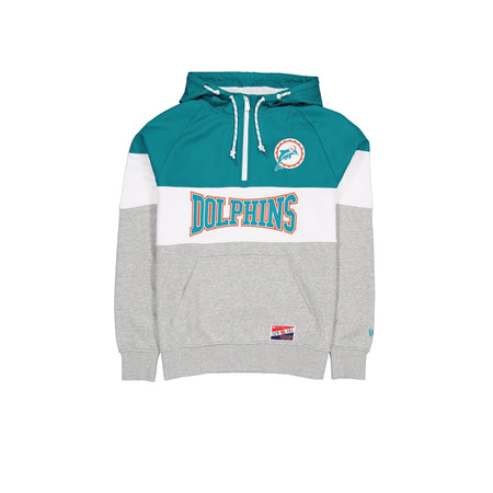 Miami Dolphins Throwback Color Block Hoodie