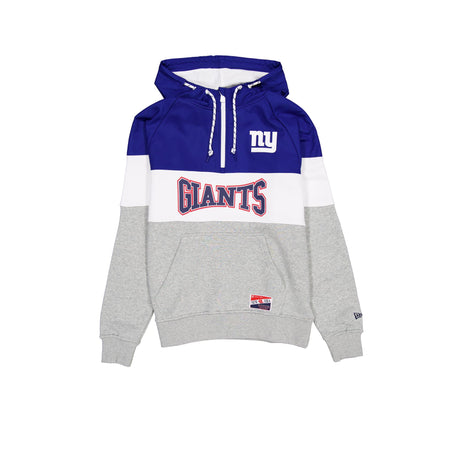 New York Giants Throwback Color Block Hoodie