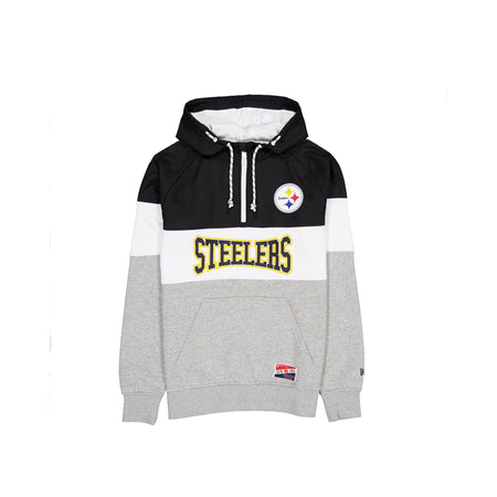 Pittsburgh Steelers Throwback Color Block Hoodie