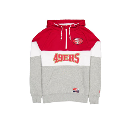 San Francisco 49ers Throwback Color Block Hoodie