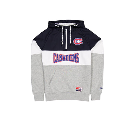 Montreal Canadiens Throwback Color Block Hoodie