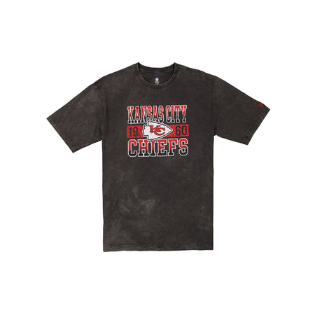 Kansas City Chiefs Oversized Washed Black T-Shirt