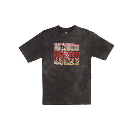 San Francisco 49ers Oversized Washed Black T-Shirt