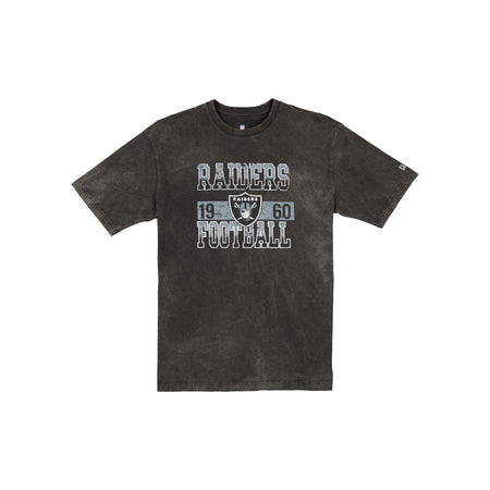 Las Vegas Raiders Oversized Washed Black T-Shirt