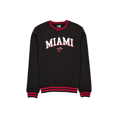 Miami Heat Sport Night Black Crewneck