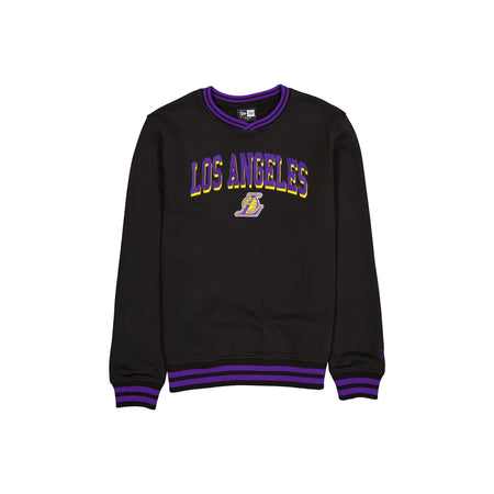 Los Angeles Lakers Sport Night Black Crewneck