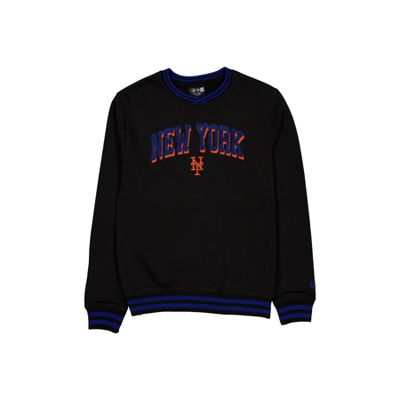 New York Mets Sport Night Black Crewneck