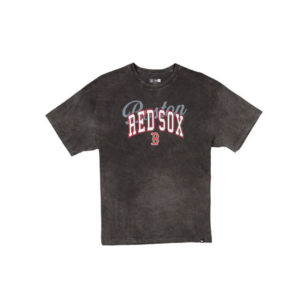 Boston Red Sox Women's Oversized Washed Black T-Shirt