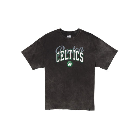 Boston Celtics Women's Oversized Washed Black T-Shirt