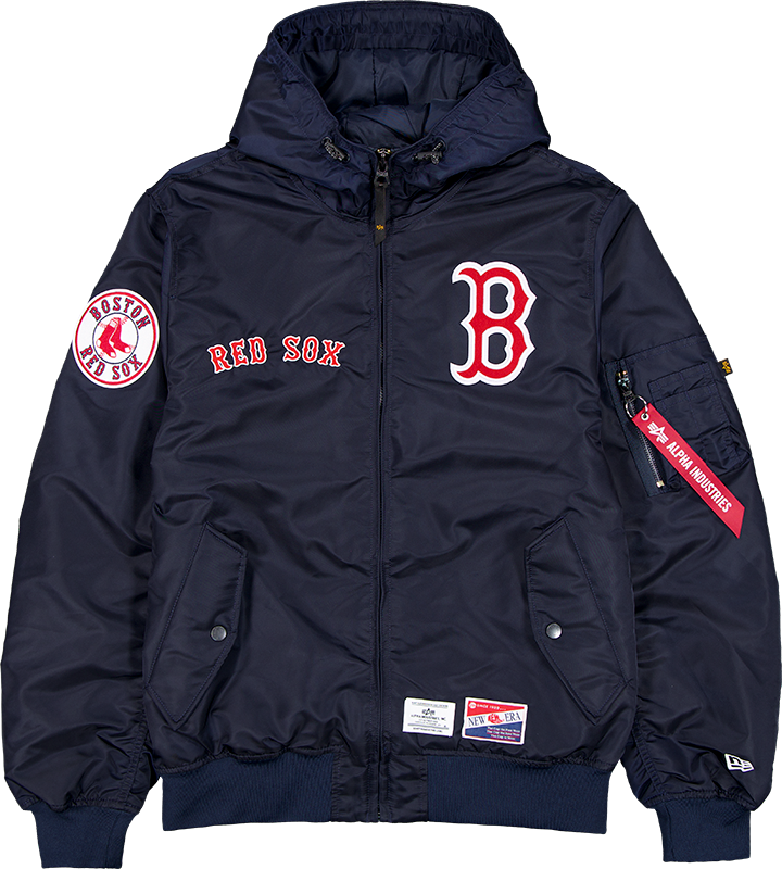 Alpha Industries x Boston Red Sox L-2B Hooded Bomber Jacket