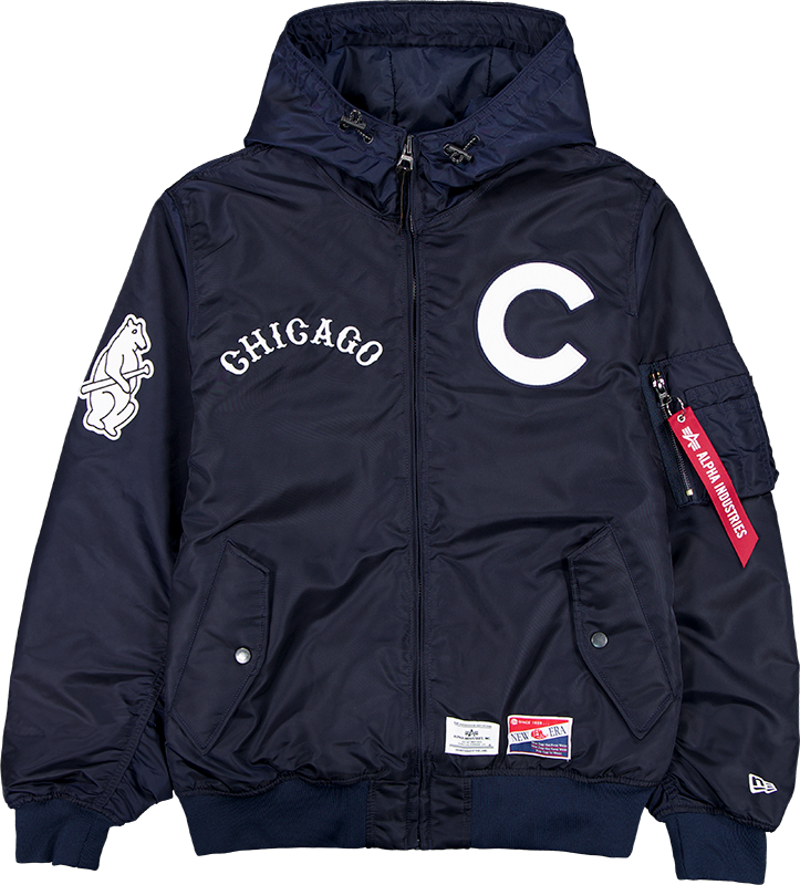 Alpha Industries x Chicago Cubs Cooperstown L-2B Hooded Bomber Jacket