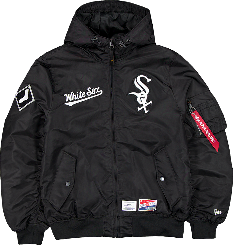 Alpha Industries x Chicago White Sox L-2B Hooded Bomber Jacket