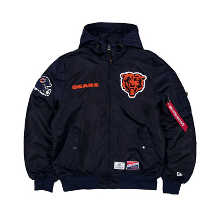 Alpha Industries x Chicago Bears L-2B Hooded Bomber Jacket