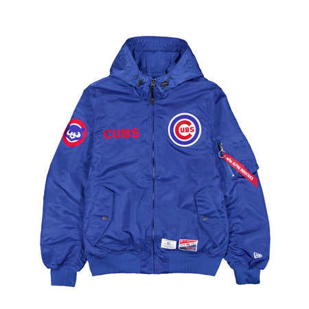 Alpha Industries x Chicago Cubs L-2B Hooded Bomber Jacket