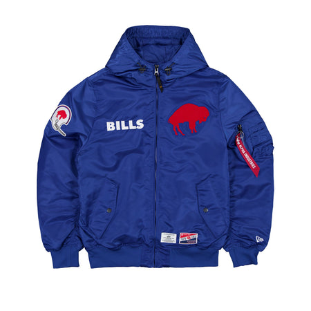 Alpha Industries x Buffalo Bills Historic L-2B Hooded Bomber Jacket