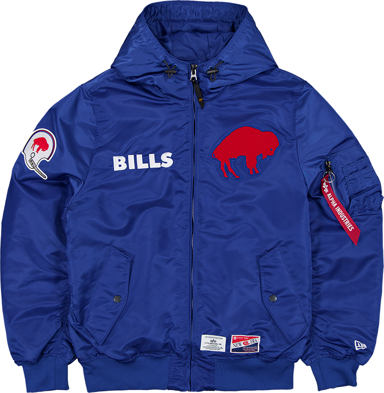 Alpha Industries x Buffalo Bills Historic L-2B Hooded Bomber Jacket