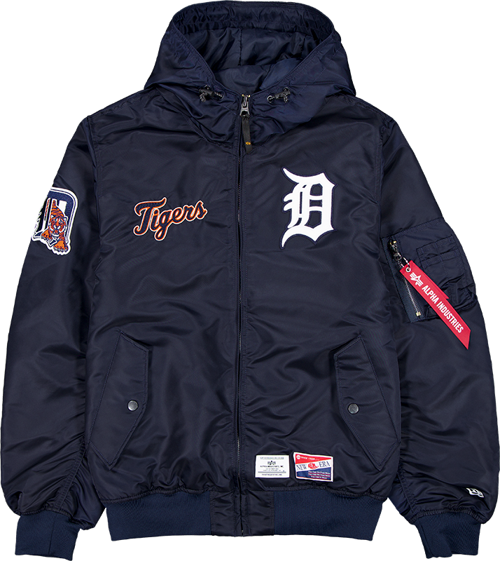 Alpha Industries x Detroit Tigers L-2B Hooded Bomber Jacket