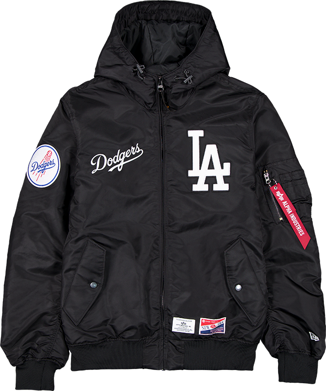 Alpha Industries x Los Angeles Dodgers L-2B Hooded Bomber Jacket